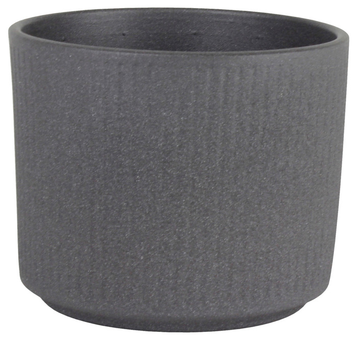 Potteskjuler Cleo grafitsort Ø12 cm